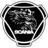Stickers Scania Griffon rond + écriture