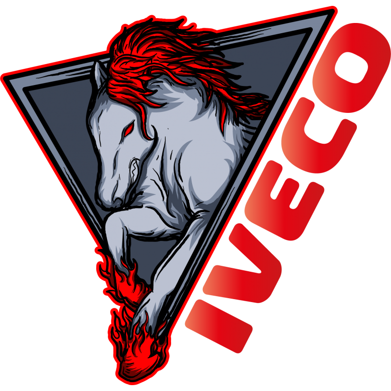 Stickers Iveco Red