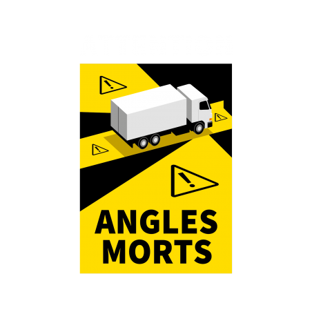 STICKERS ANGLE MORT PERSONNALISE