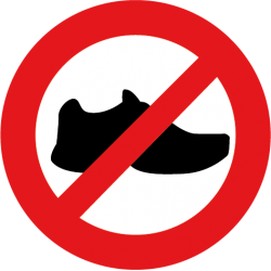 No Shoes !