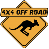 Stickers Kangourou 4x4 OFF ROAD