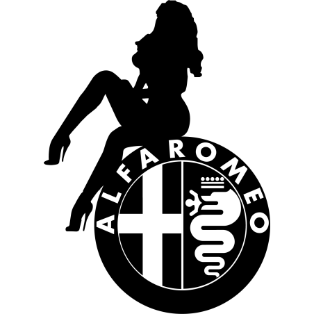 Logo Alfa Roméo Pin-Up