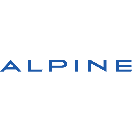 Stickers logo ALPINE Bleu