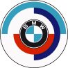 Stickers logo ronds couleur BMW