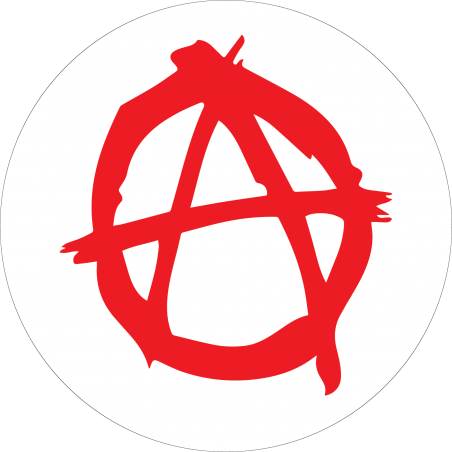 Stickers A Jeune conducteur Anarchy - Autocollant voiture