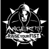 Stickers Angerfist RAISE YOUR FIST HARDCORE