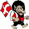 Stickers troll drapeau Danemark