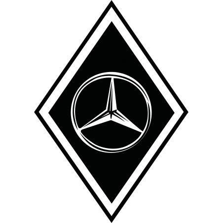 Stickers Losange Mercedes