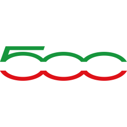 Stickers Fiat 500 logo