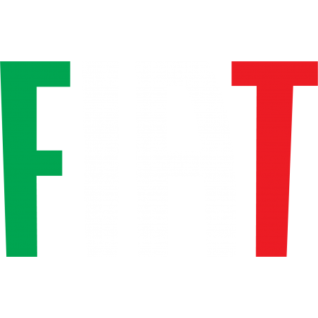 Stickers FIAT drapeau ITALIE