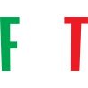 Stickers FIAT drapeau ITALIE