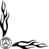Flamme Angle Logo Mercedes Benz