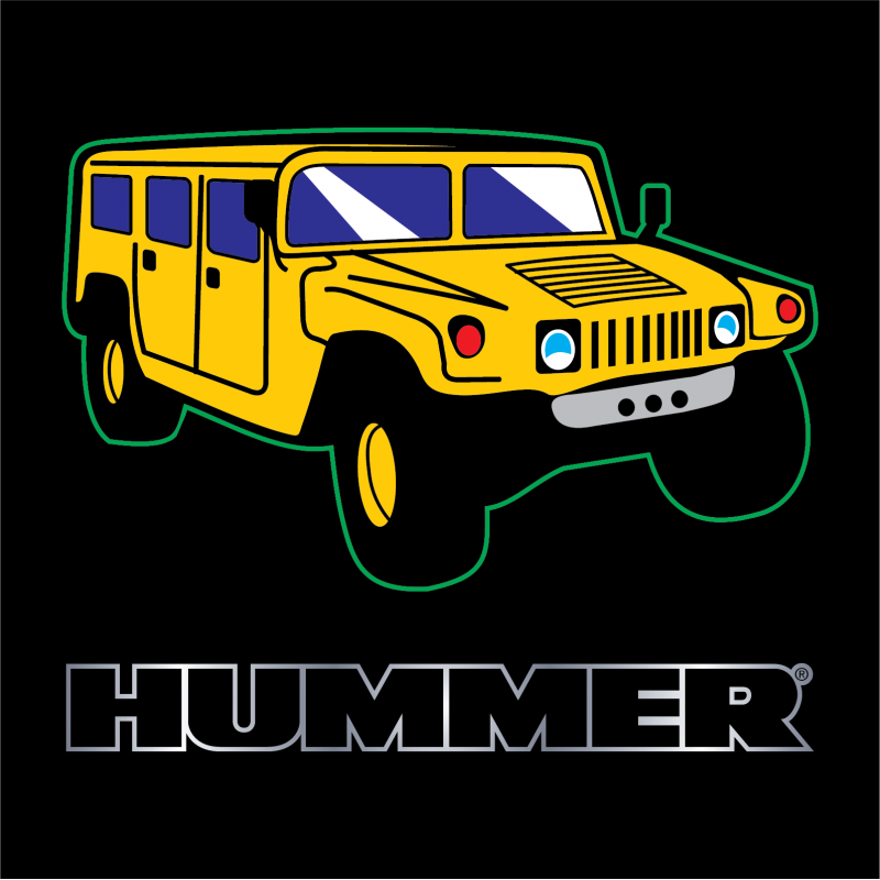 Stickers Auto Hummer illustration