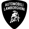 Stickers Logo Lamborghini Noir et blanc