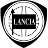 Stickers Lancia noir et blanc