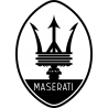 Stickers Maserati noir et blanc