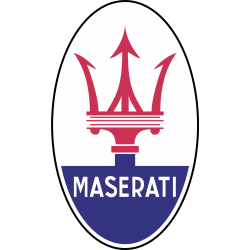 Stickers Maserati Bleu et...