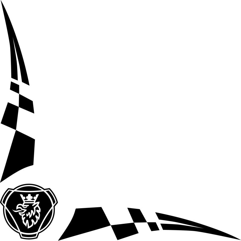Damier Angle logo Scania Griffon