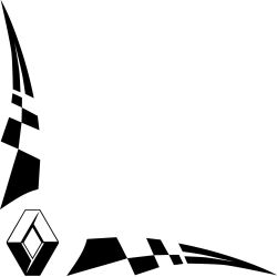 Damier Angle Logo Renault