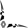 Damier Angle Logo Renault New