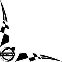Damier Angle Logo Volvo