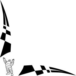 Damier Angle Logo Michelin Gagnant