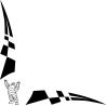Damier Angle Logo Michelin Gagnant