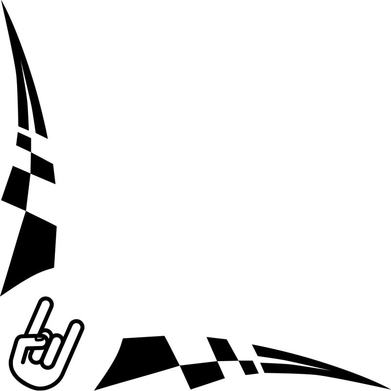 Damier Angle Logo Rock