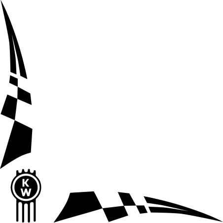 Damier Angle Logo Kenworth