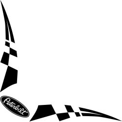 Damier Angle Logo Peterbilt