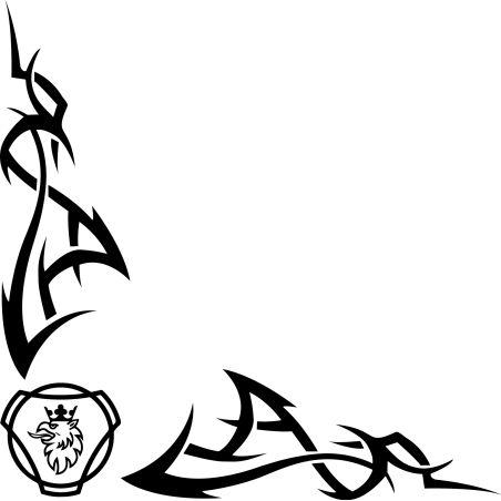 Tribal Angle logo scania classic