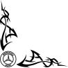 Tribal Angle Logo Mercedes Benz