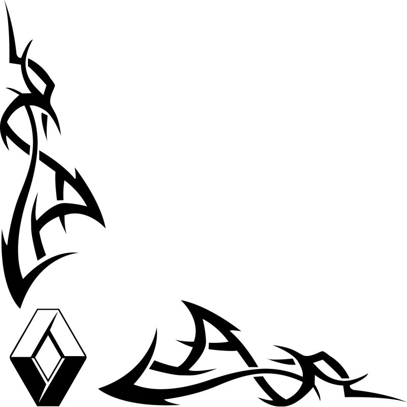 Tribal Angle Logo Renault