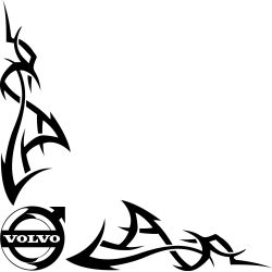 Tribal Angle Logo Volvo