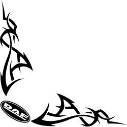 Tribal Angle Logo DAF Ovale