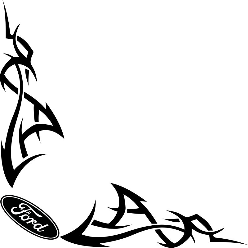 Tribal Angle Logo Ford