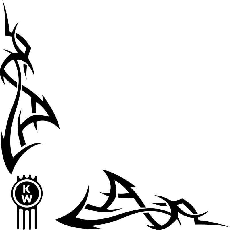 Tribal Angle Logo Kenworth