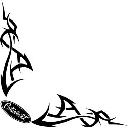 Tribal Angle Logo Peterbilt