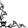Tribal Angle Logo Skull Crane