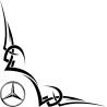 Tribal Angle Logo Mercedes