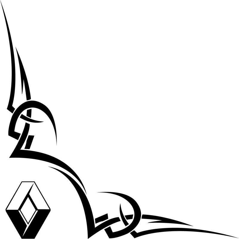 Tribal Angle Logo Renault