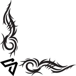 Tribal barbelé Logo MAGIRUS