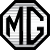 Stickers Logo MG Argenté / Noir
