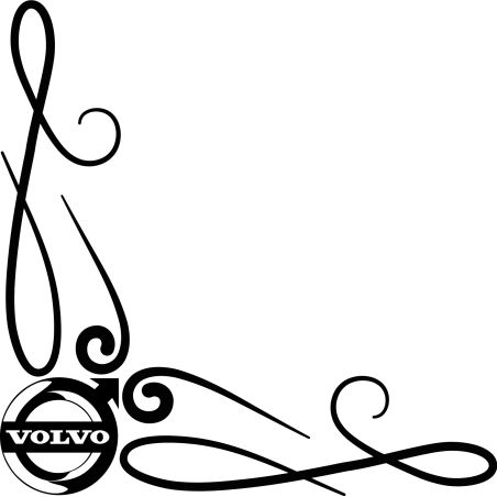 Décors Stripes Logo Volvo