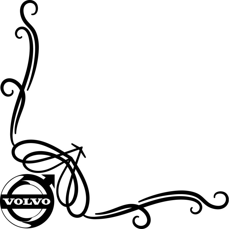 Décors Floral Logo Volvo