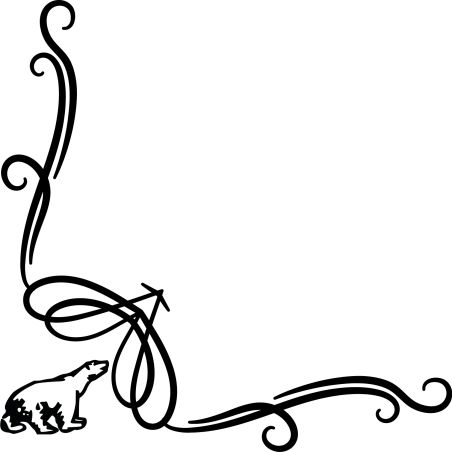 Décors Floral Logo Ours Polaire