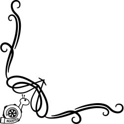 Décors Floral Logo Escargot Turbo