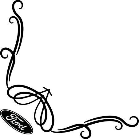 Décors Floral Logo Ford