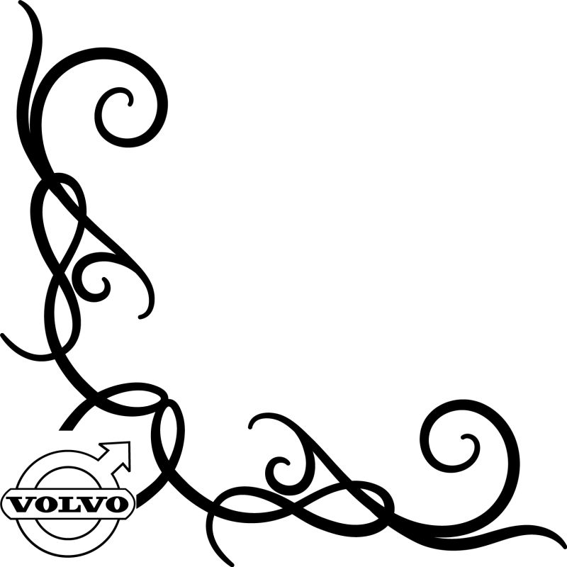 Motif Arabesque Logo Volvo Ancien