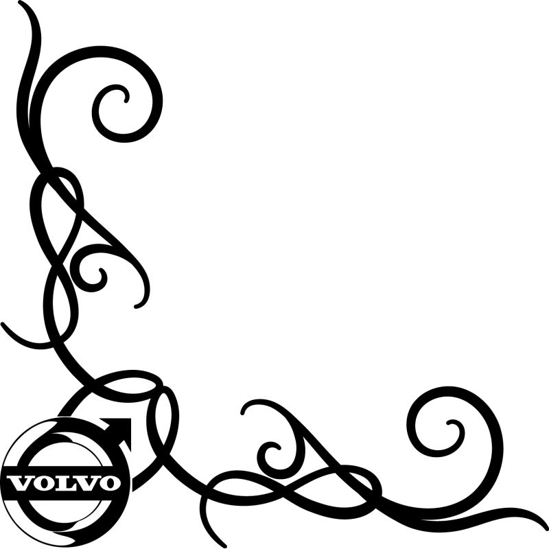 Motif Arabesque Logo Volvo